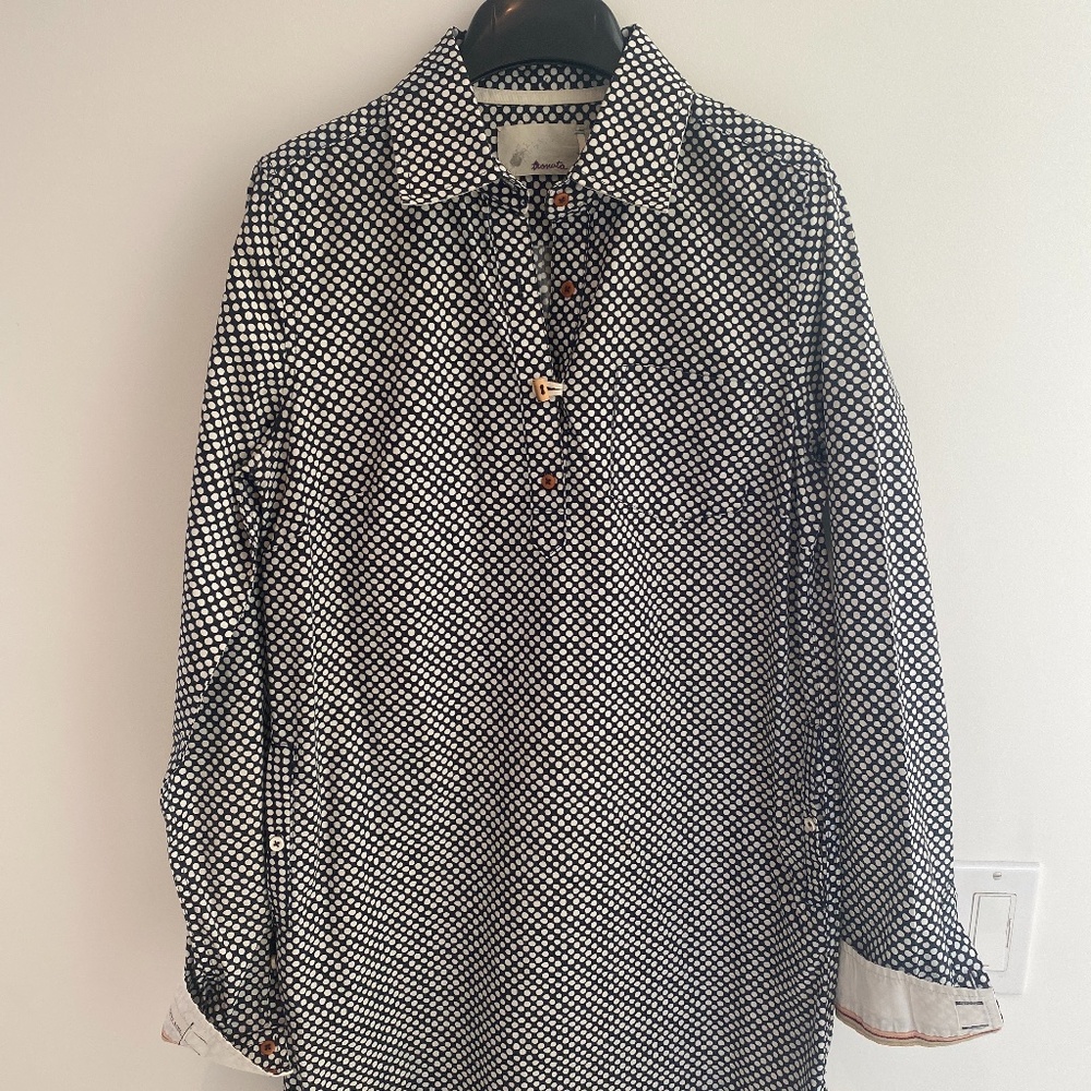 Trovata women's polka dot shirt dress size S